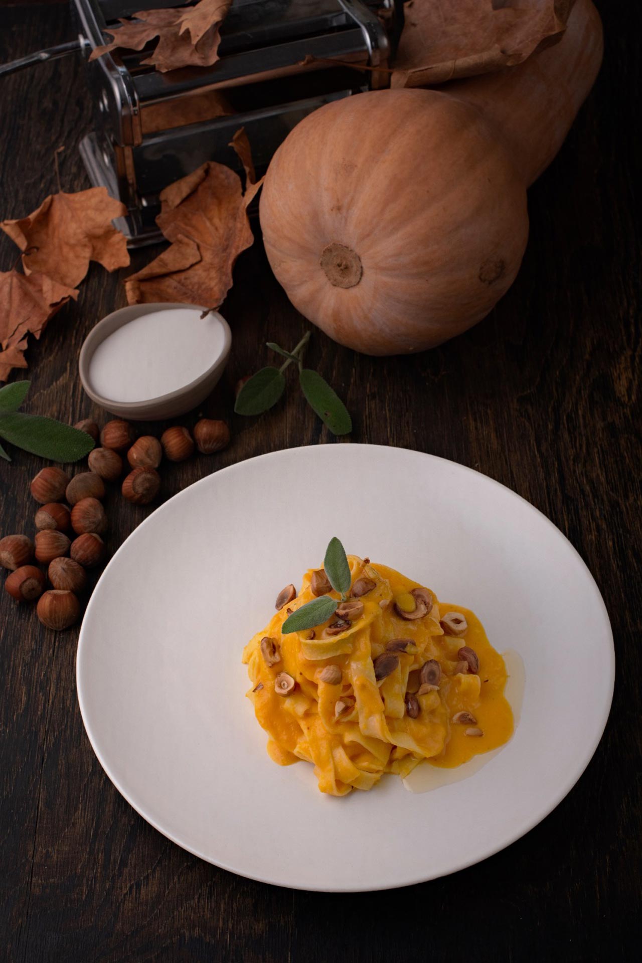 Creamy Butternut Squash Tagliatelle