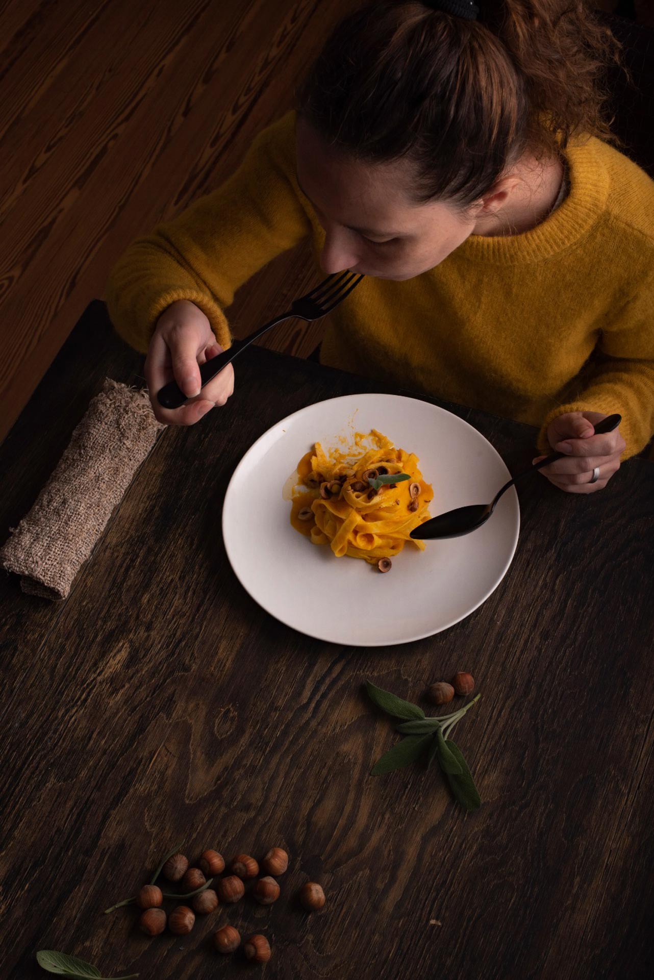 Creamy Butternut Squash Tagliatelle